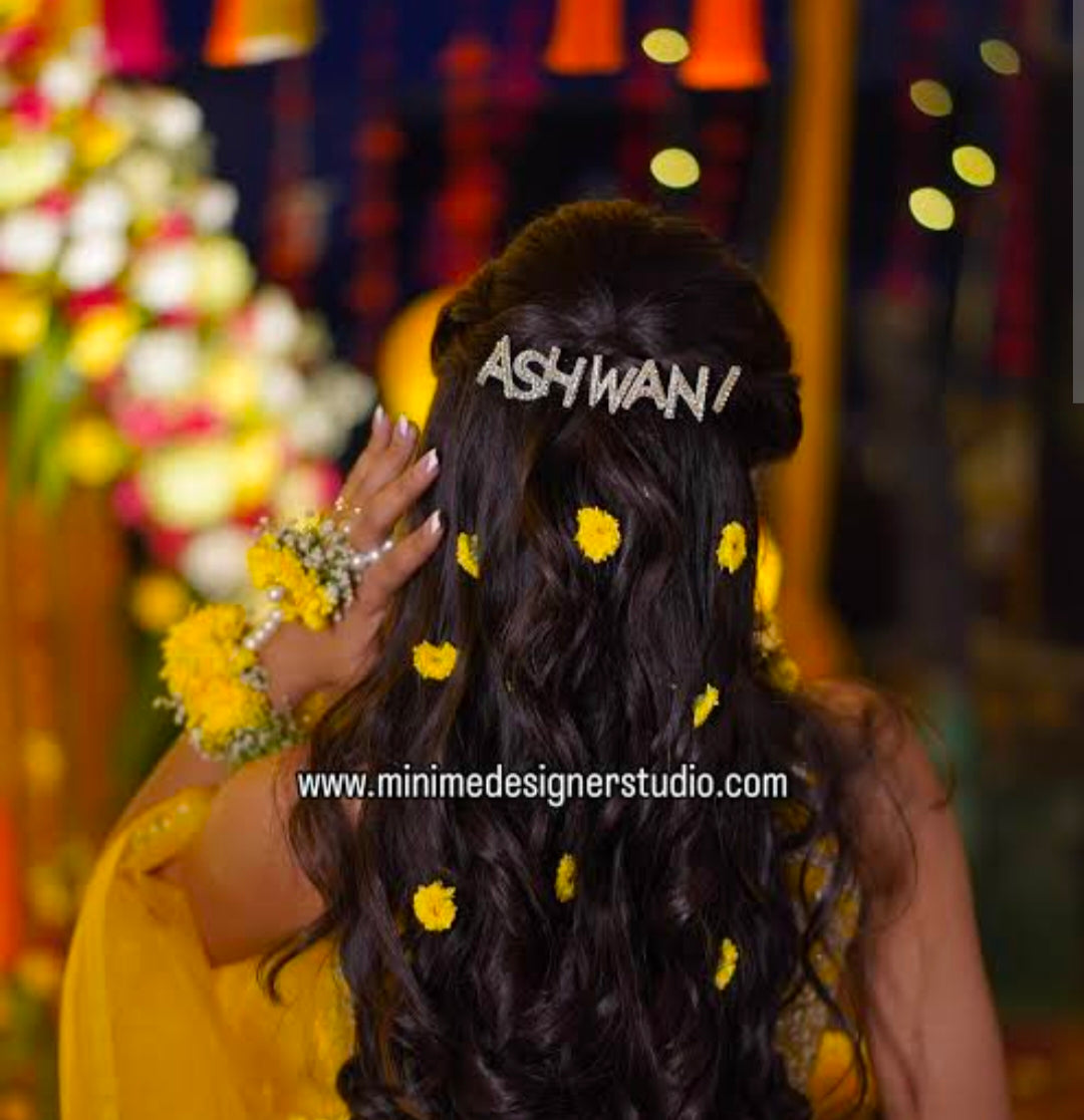 Personalized Name Hairpin
